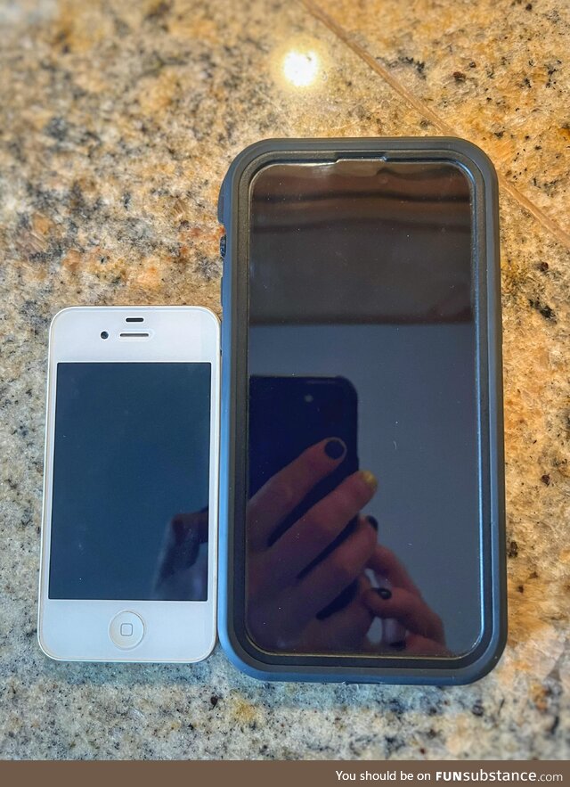 IPhone 4 Vs iPhone 14 Pro Max…Oh how far we’ve come…