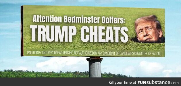 Another Anti-Trump billboard paid for by Anti-Psychopath PAC