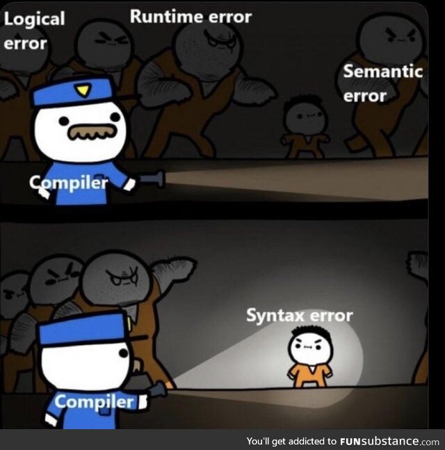 It’s always a syntax error!!!