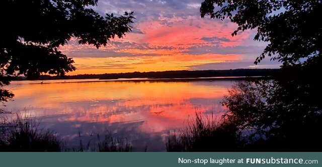 Late summer sunset akron ohio [oc]