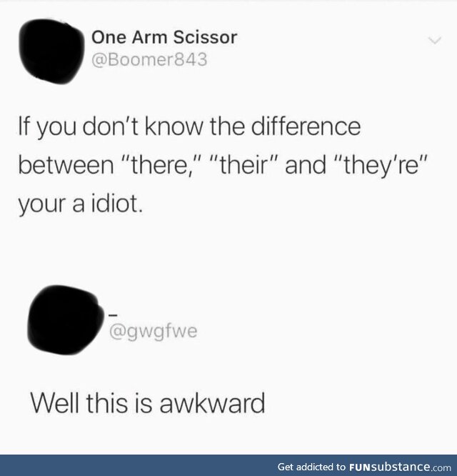 Well this is awkward