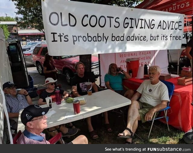 It's probably bad advice, but it's free