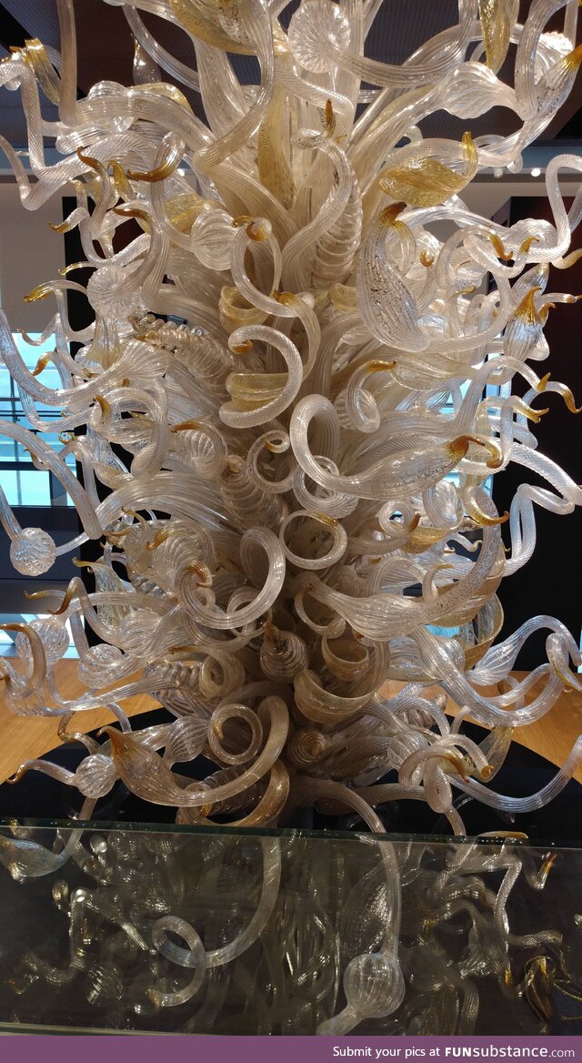 Glass sculpture