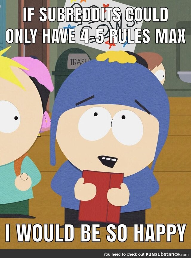 You didn’t post on meme Monday and not enough comment karma. Rule number 11