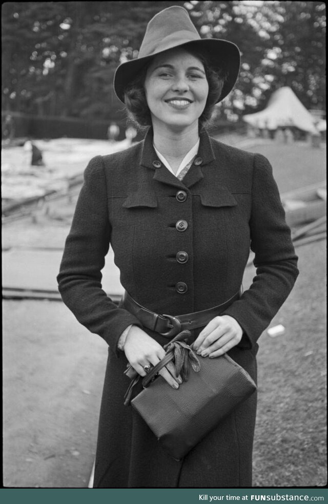 Rosemary (sister of President John F. Kennedy) during her trip to Ireland. 1938