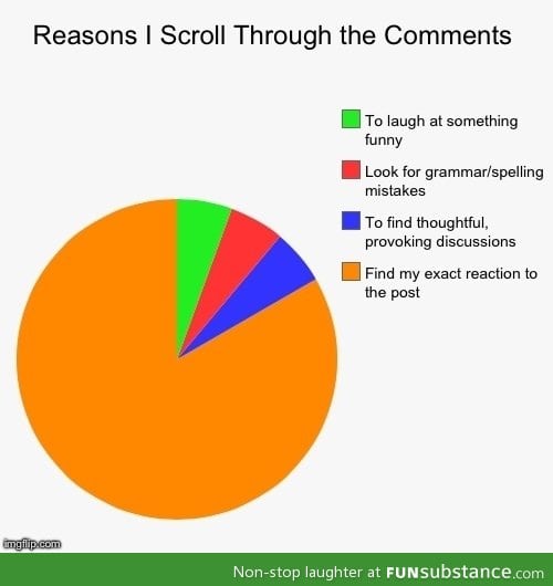 Why I scroll through every comment