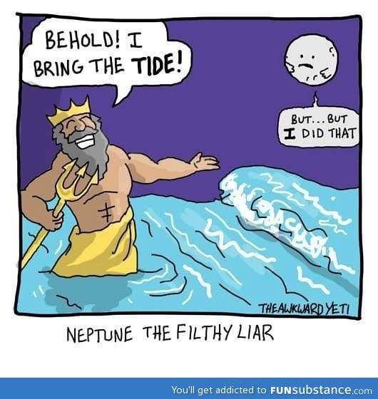 Neptune king of the sea