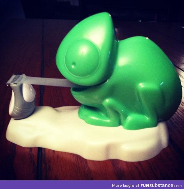 Take a minute to appreciate this wonderful tape dispenser