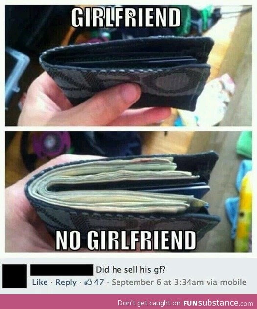 Girlfriend... No girlfriend