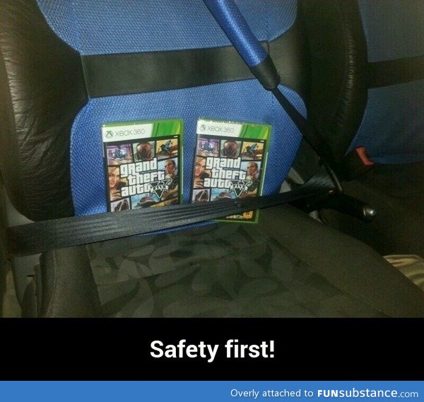 Safety first!