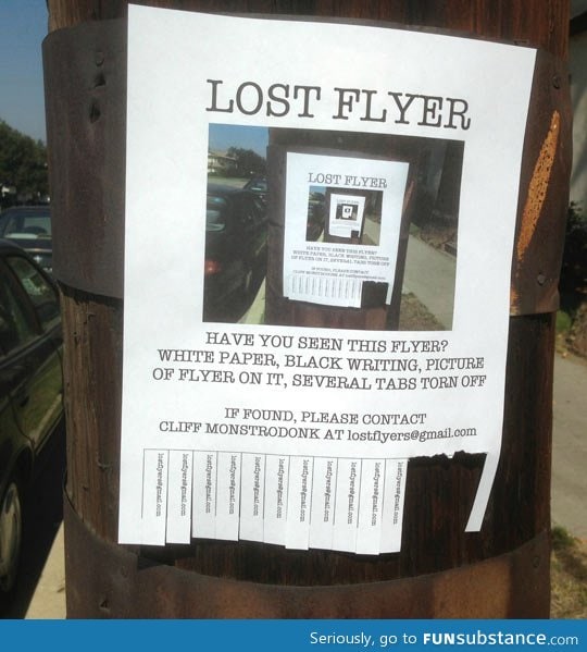 Lost flyer inception