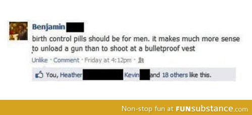 Birthcontrol pills should be for men