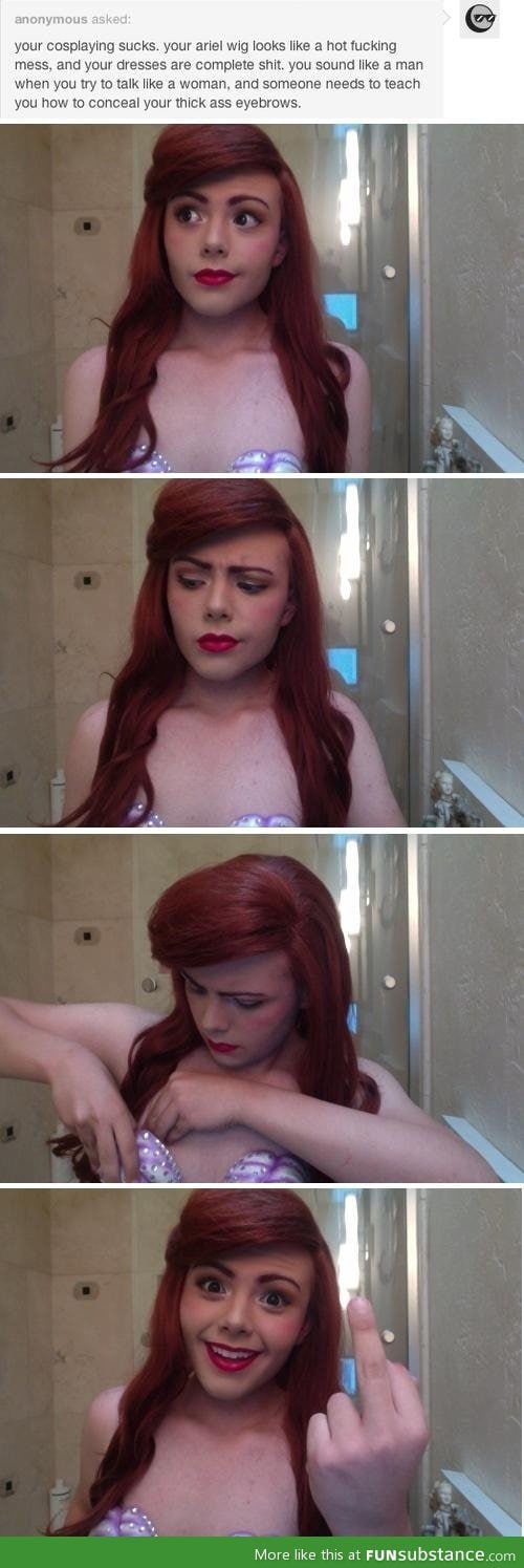 Ariel cosplay