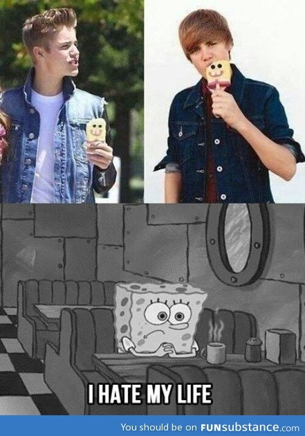 Aww poor Spongebob.