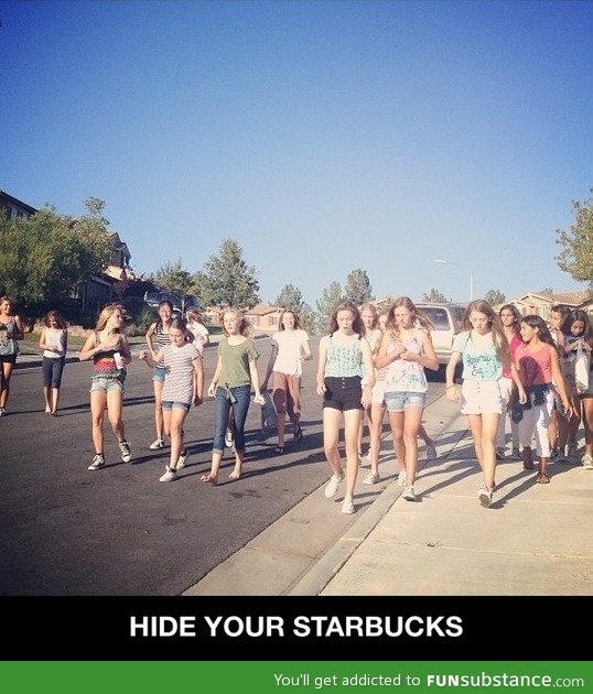 Hide your starbucks