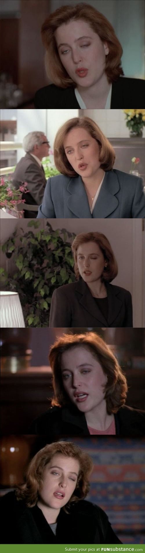 Dana scully's seductive eyes