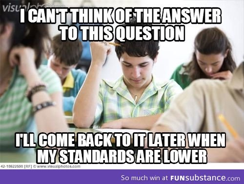 Test taking logic