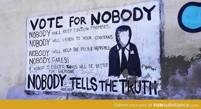 Vote for nobody