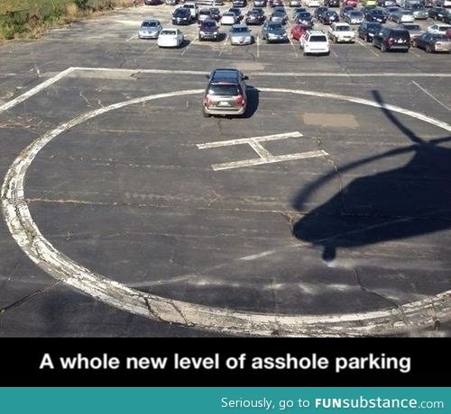 A whole new level of bad parking