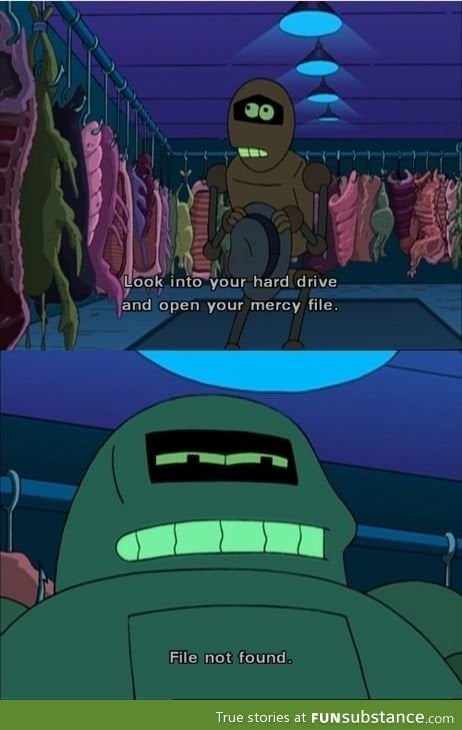 One of my favorite Futurama lines