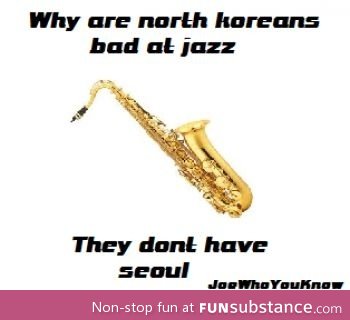 North Koreans are bad at jazz