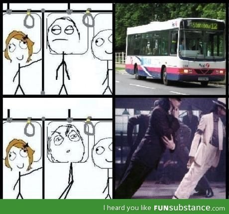 That Michael Jackson moment on the bus