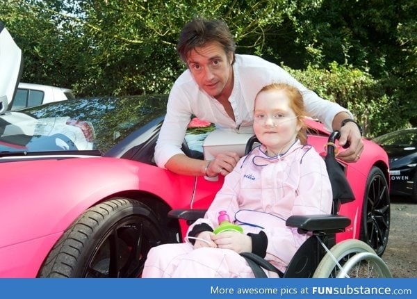 This man is awesome. A little girl's Make a Wish Wish