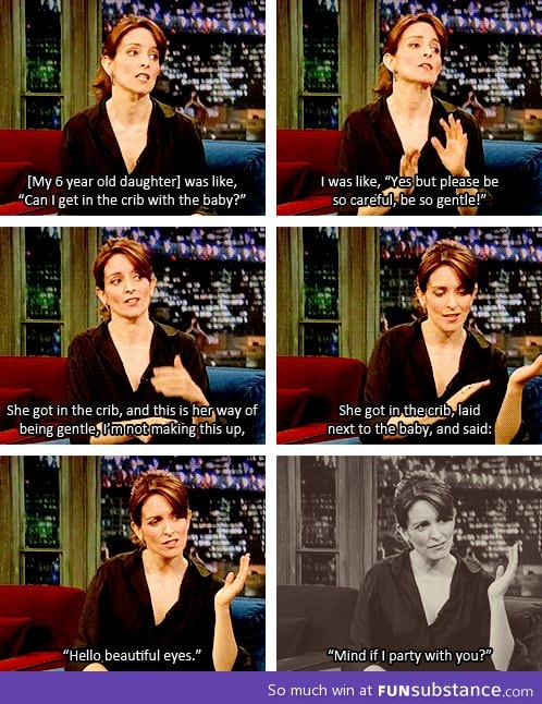 I want to raise kids as cool as Tina Fey's