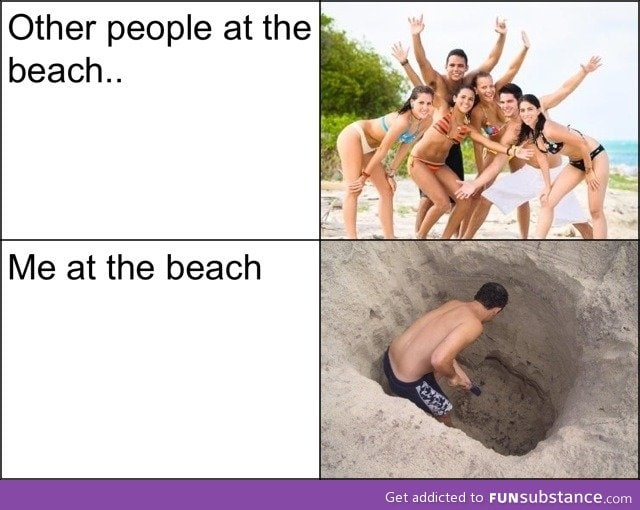 Me at the beach