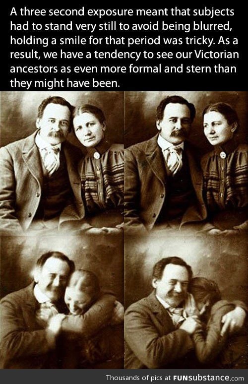 They used to smile too