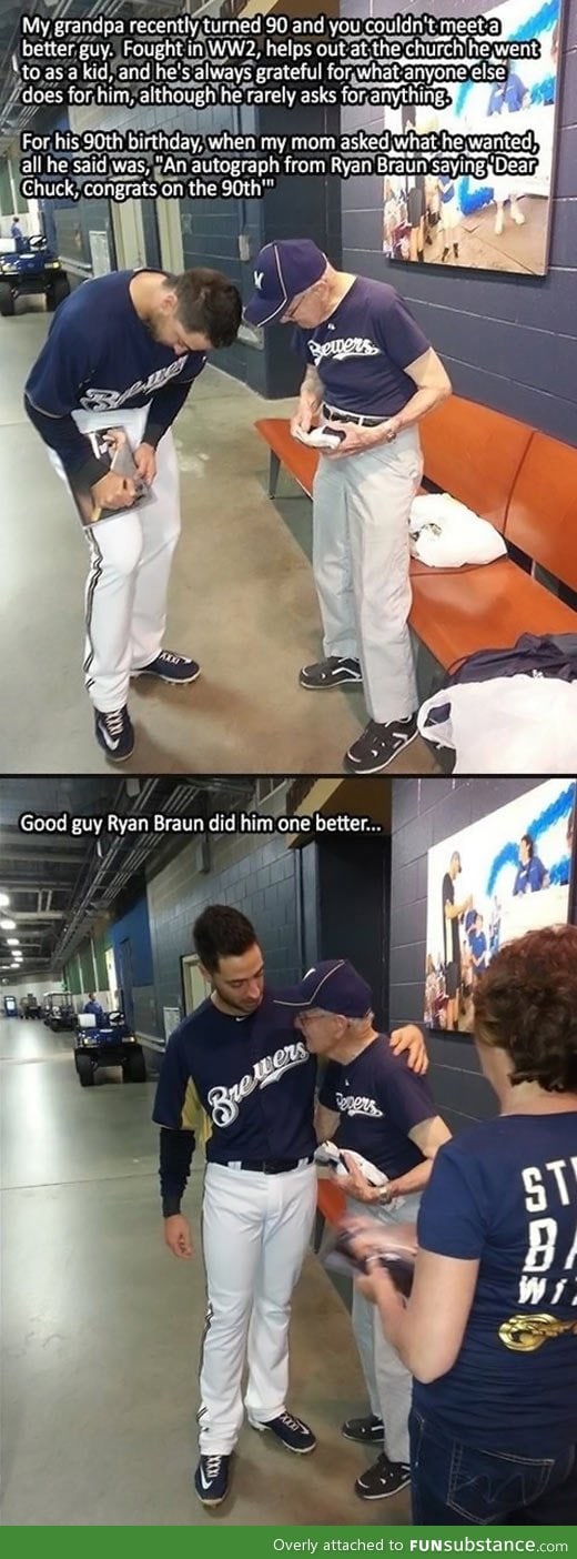 Good guy Ryan Braun