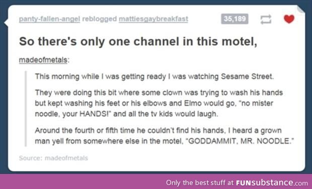 Oh mr. noodle...