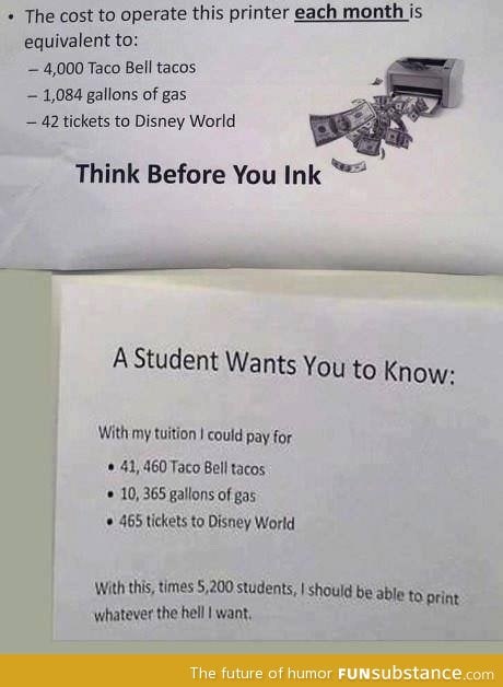 Think before you ink