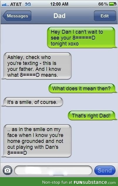 Dad knows 8====D