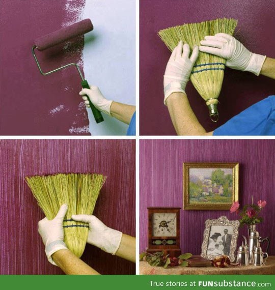 Giving your walls a special look