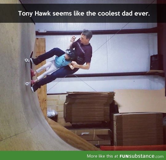 The coolest dad award goes to…