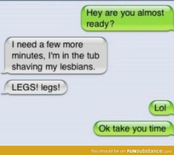 Auto correct FAIL 3....