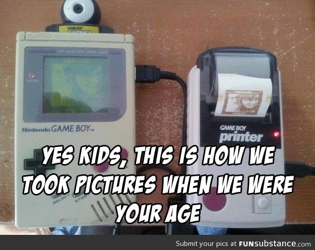 Taking pictures in the past