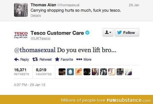 Tesco punks a punk