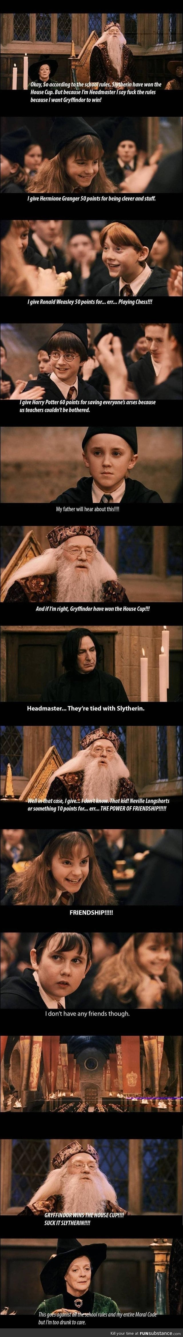 Because f*ck slytherin