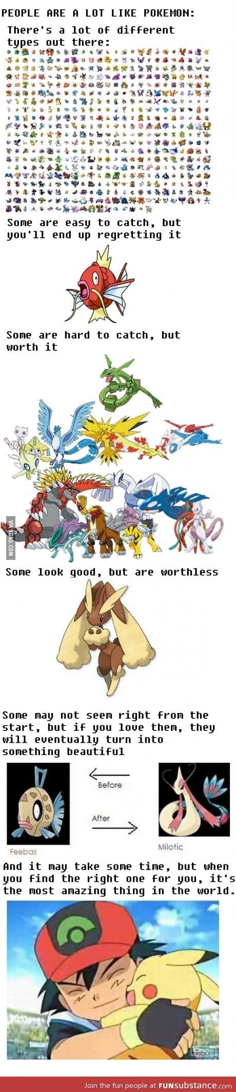 People are like pokemon