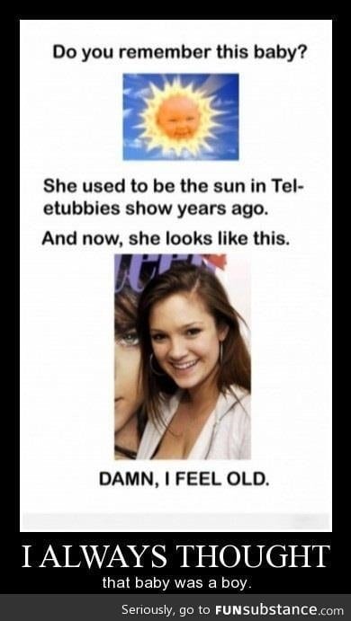 Tellitubies Sun Baby is a Girl!!