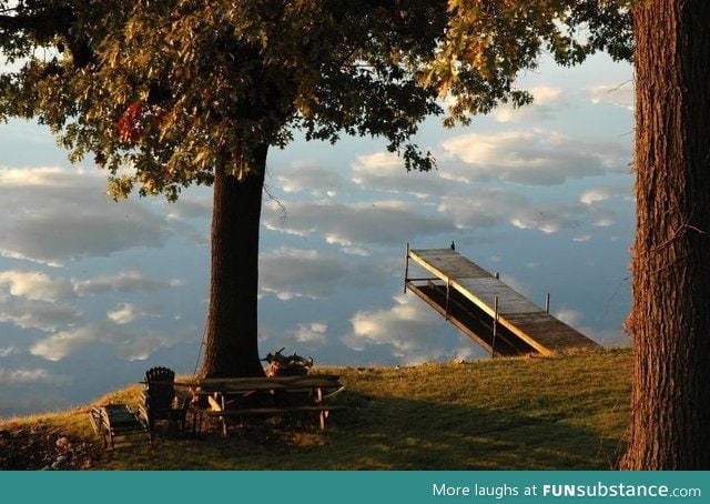 Beautiful backyard view