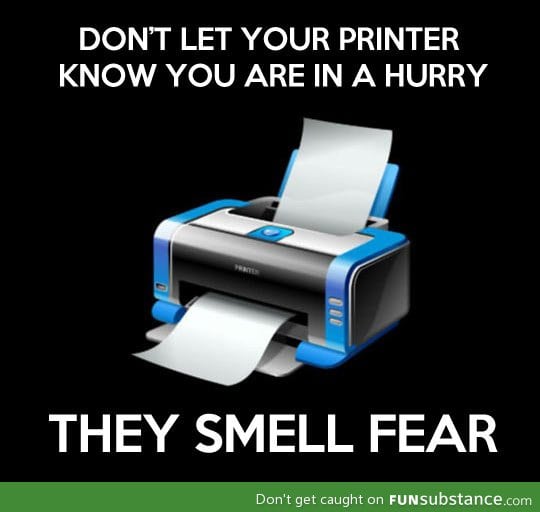 Don't let your printer know