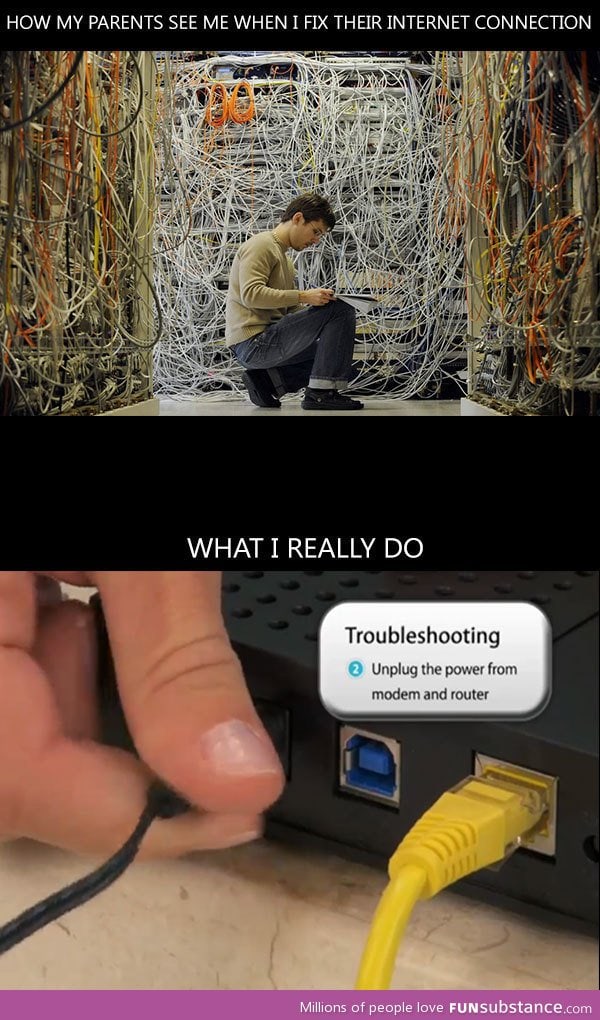 Fixing internet connection