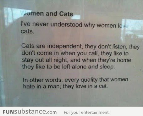 Women and Cats