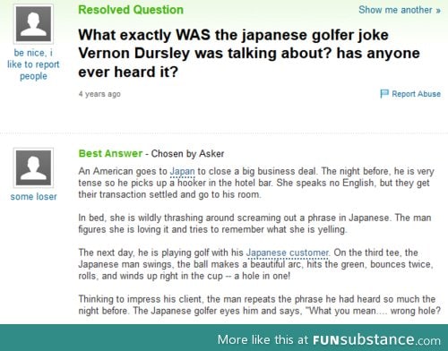 Golf joke