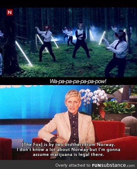 Ellen knows whats up