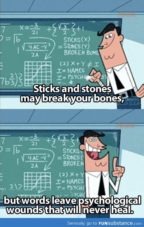 Sticks and stones