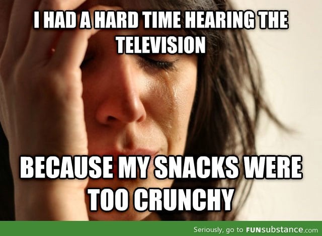 Snacking and watching TV